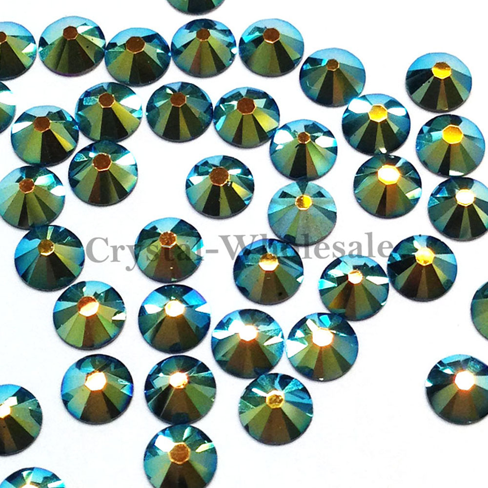 Jet AB (280 AB) Swarovski 2038/2028 20ss Crystal Flatbacks Hotfix Iron